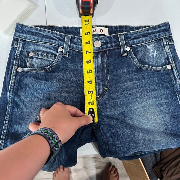 AMO Twist Blue Vixen With Destroy Skinny Jeans Womens Size 27 - Picture 6 of 7